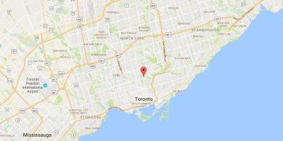 Карта Мур-Парк Торонто