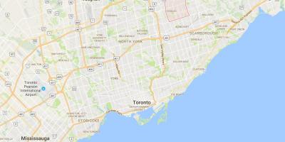 Карта Міллікен район Торонто