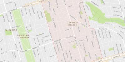 Карта Діброва–Воган районі Торонто
