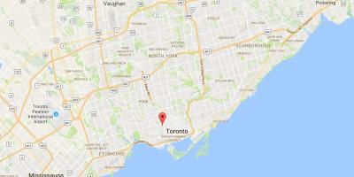 Карта Палмерстон район Торонто