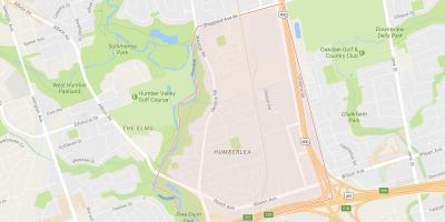 Карта Пельмо Парк – Humberlea районі Торонто