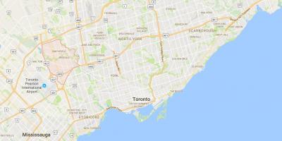 Карта Рексдэйле район Торонто