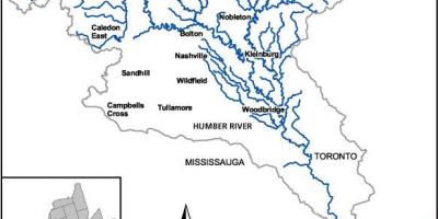 Карта річки Хамбер 