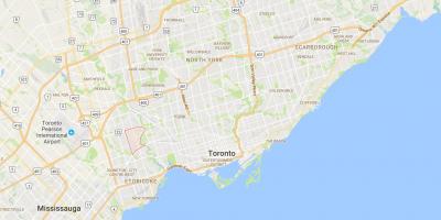 Карту село Долина Хамбер район Торонто