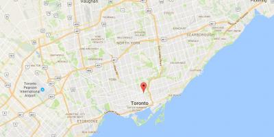 Карту Сент-Джеймс міста Торонто