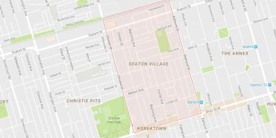 Карта Сітон селі районі Торонто