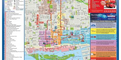 Карта Торонто туристів