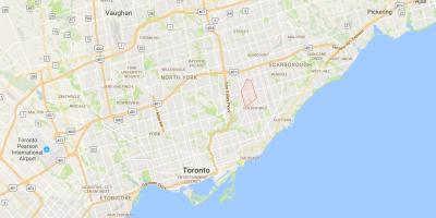 Карта Уексфорд район Торонто