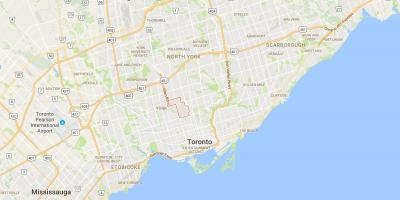 Карта Форест-Хілл в Торонто