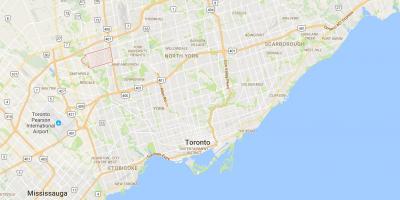 Карта Хамбер саміт район Торонто
